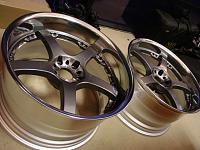 Finally got my Gram Light 57F-Pros 19x9.5 / 19x10.5 Gunmetal-2-rear-and-front.jpg