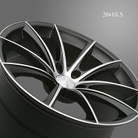 Just Got These New Wheels For My Z. What You Guys Think-convex_matteblack_machined_20inch00.jpg
