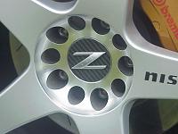 Check out my new custom Z-logo CF Nismo LM GT4 centercaps-mvc-274f.jpg