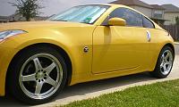 Nismo 18x9.5's on my ultra yellow:)-rims.jpg