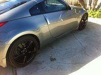18" OEM 5 Spoke rims in Black!-on_car.jpg