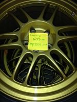 RPF1 Racing Wheels Custom Gold, ICHIBA spacers 20mm-photo-3.jpg