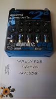 BNIB Project Kics R26 Neo Chrome lug nuts-009.jpg