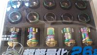 BNIB Project Kics R26 Neo Chrome lug nuts-011.jpg