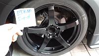 Enkei Kojin black concave wheels with Nitto NT01 Tires - Excellent Condition!-20140507_175412.jpg