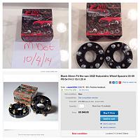 Nissan 350z 25mm hubcentric spacers-image.jpg