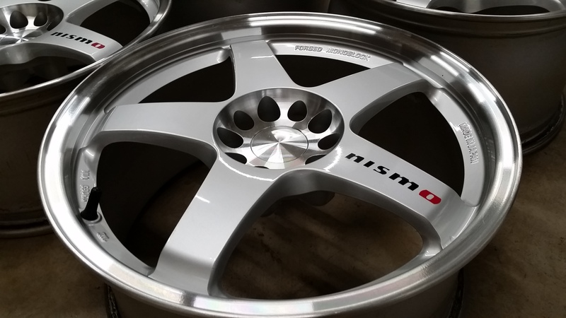 Up for sale, our spare set of Rays Engineering Nismo LMGT4 wheels. 