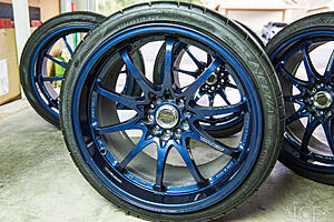 Mint 19&quot; Volk CE28N in Magnesium Blue + tires. Very beautiful &amp; rare color!-eikyd3k.jpg
