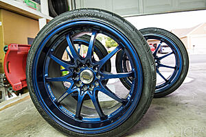 Mint 19&quot; Volk CE28N in Magnesium Blue + tires. Very beautiful &amp; rare color!-i2ftaml.jpg
