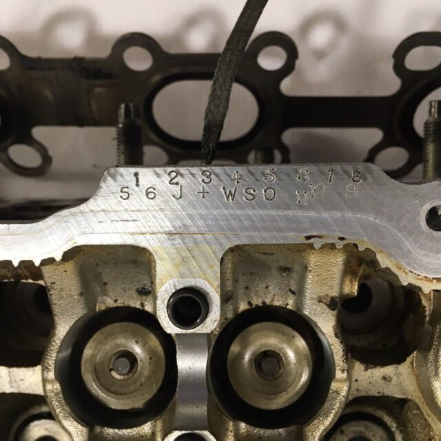 cylinder head stamped numbers